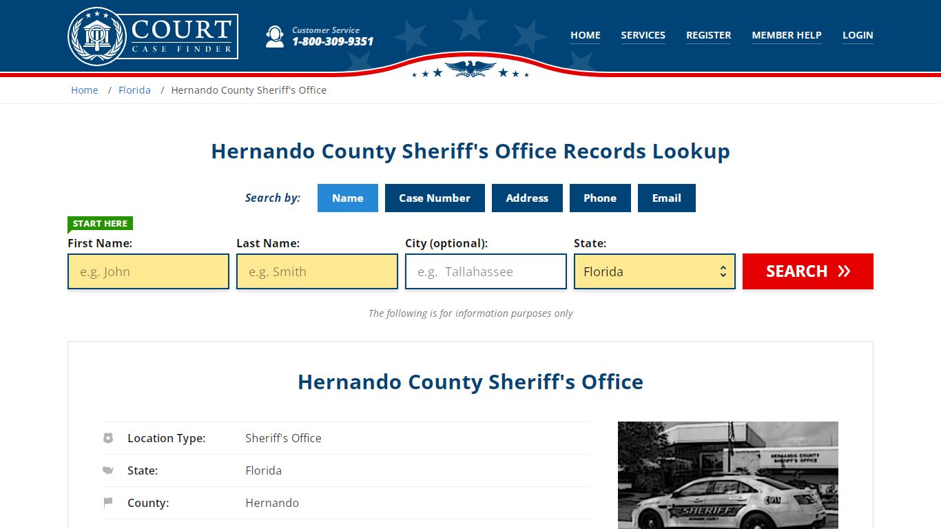 Hernando County Sheriff's Office | Brooksville, FL Public Records